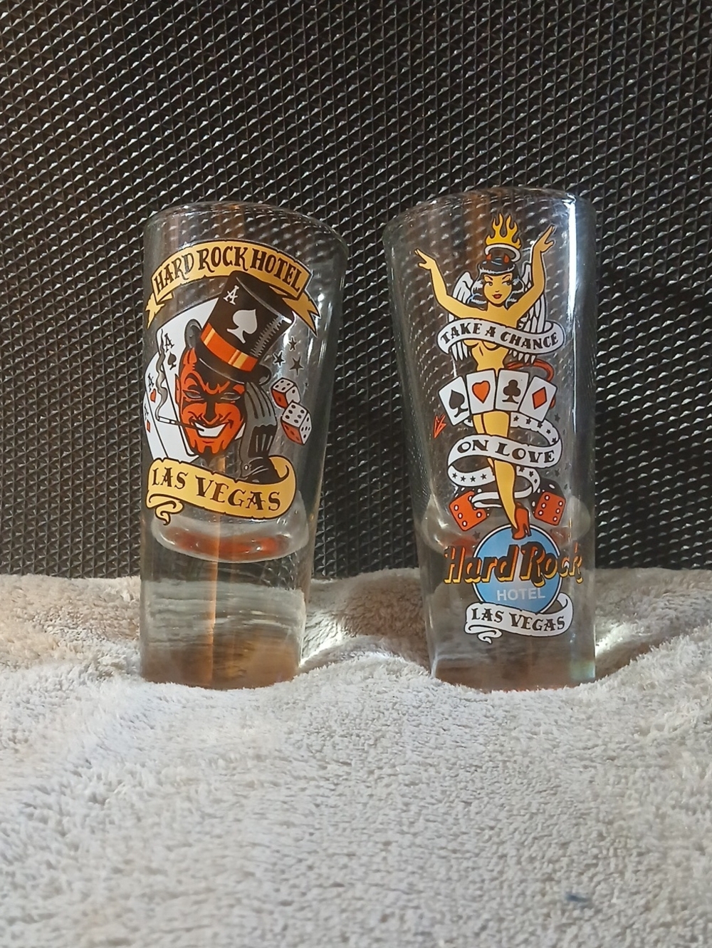 Hard Rock Hotel Las Vegas Shot Glasses - Set of 2